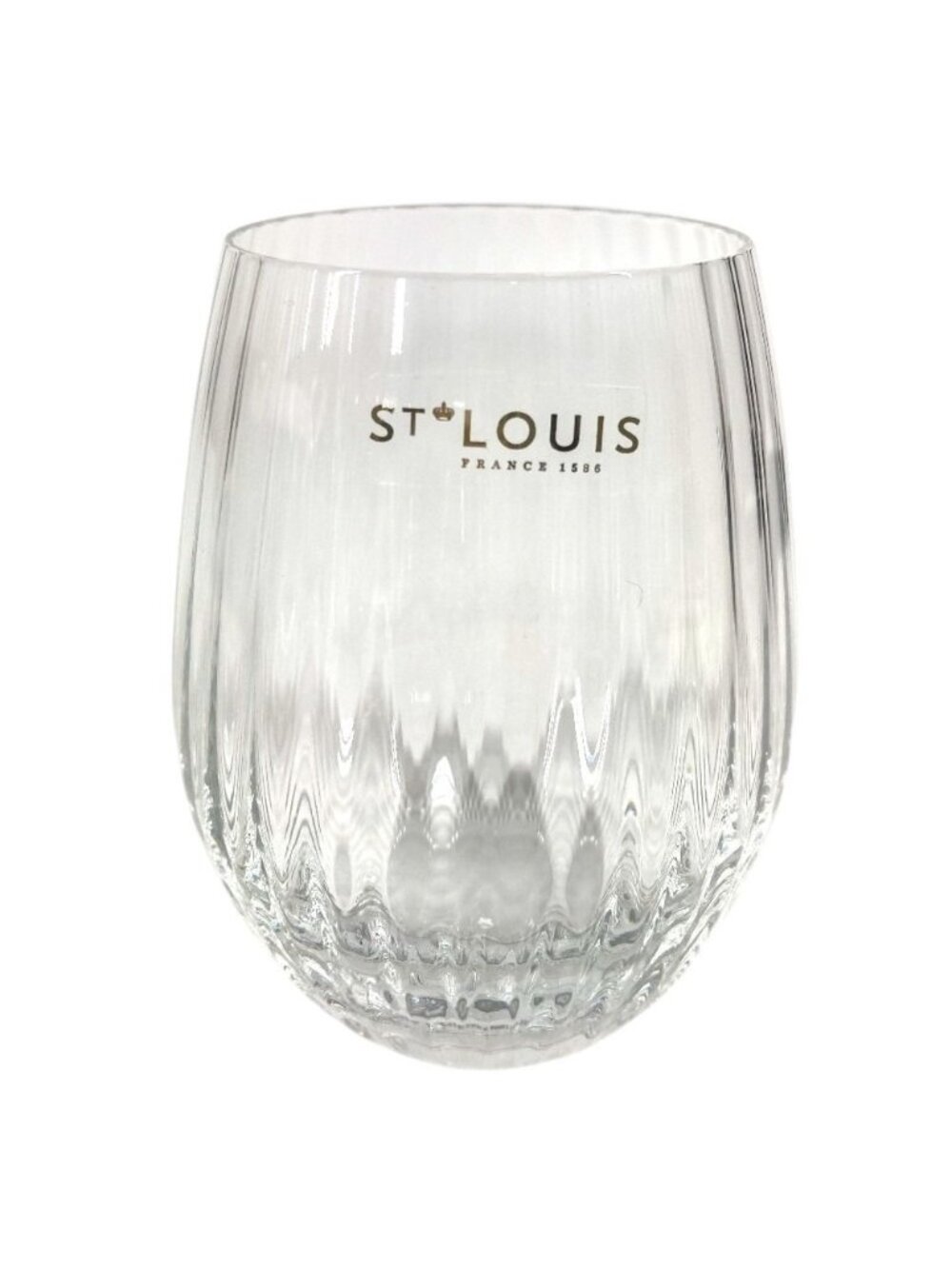 Hermes Glass Water Goblet Clear